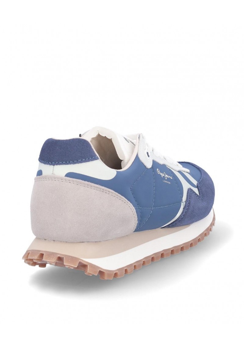 ZAPATILLA PEPE JEANS BRIT ON MASTER MARINE BLUE