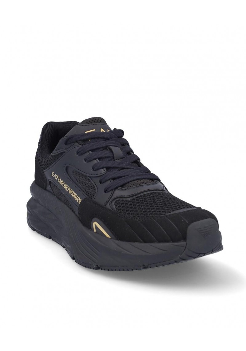 ZAPATILLA EMPORIO ARMANI X8X178 TRIPLE BLACK GOLD