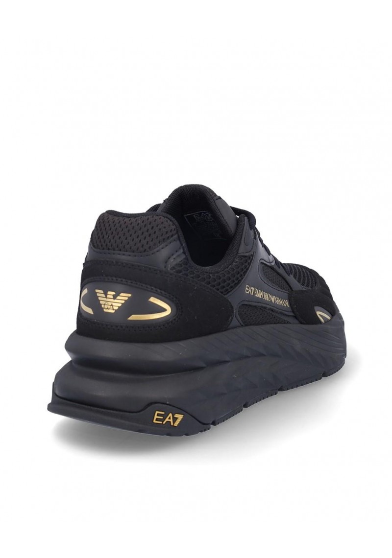 ZAPATILLA EMPORIO ARMANI X8X178 TRIPLE BLACK GOLD