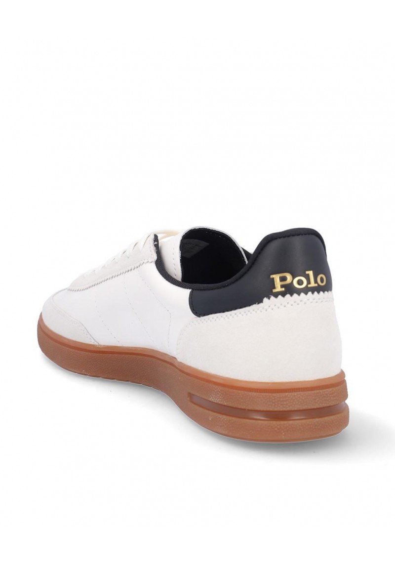ZAPATILLA POLO RALPH LAUREN BEDFORD WHITE BLACK