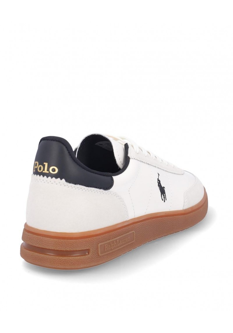 ZAPATILLA POLO RALPH LAUREN BEDFORD WHITE BLACK