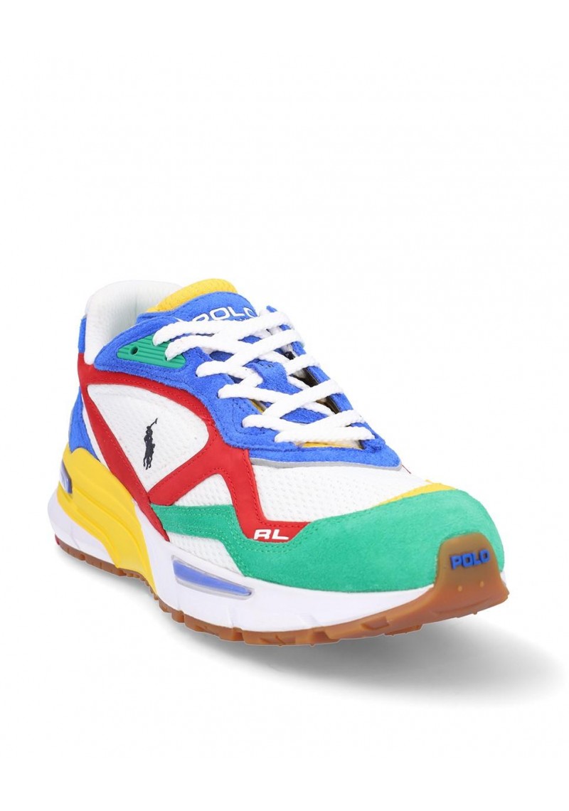 ZAPATILLA POLO RALPH LAUREN TRACKSTR MULTI WHITE