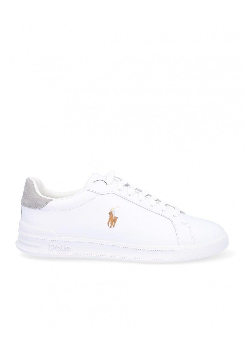 ZAPATILLA POLO RALPH LAUREN HERITAGE COURT WHITE GREY