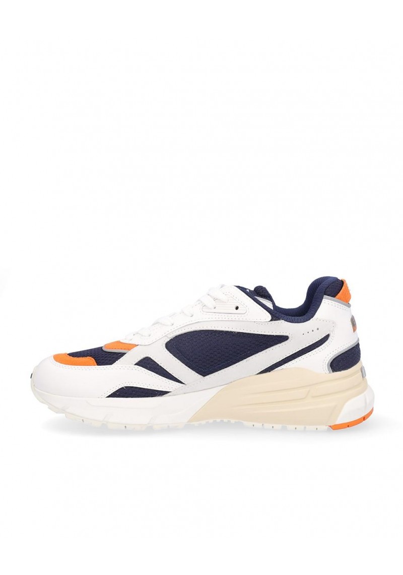 ZAPATILLA POLO RALPH LAUEN TRACKSTR WHITE NAVY ORANGE