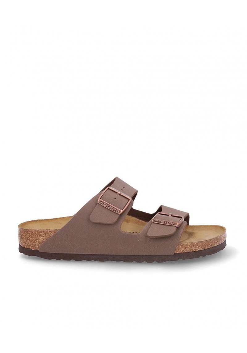 SANDALIA PLANA BIRKENSTOCK CAB ARIZONA BF DARK BROWN