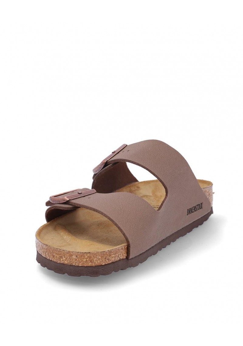 SANDALIA PLANA BIRKENSTOCK CAB ARIZONA BF DARK BROWN