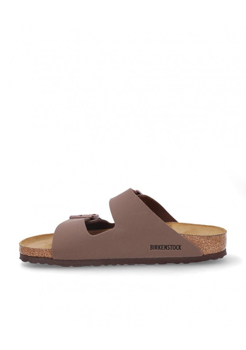 SANDALIA PLANA BIRKENSTOCK CAB ARIZONA BF DARK BROWN