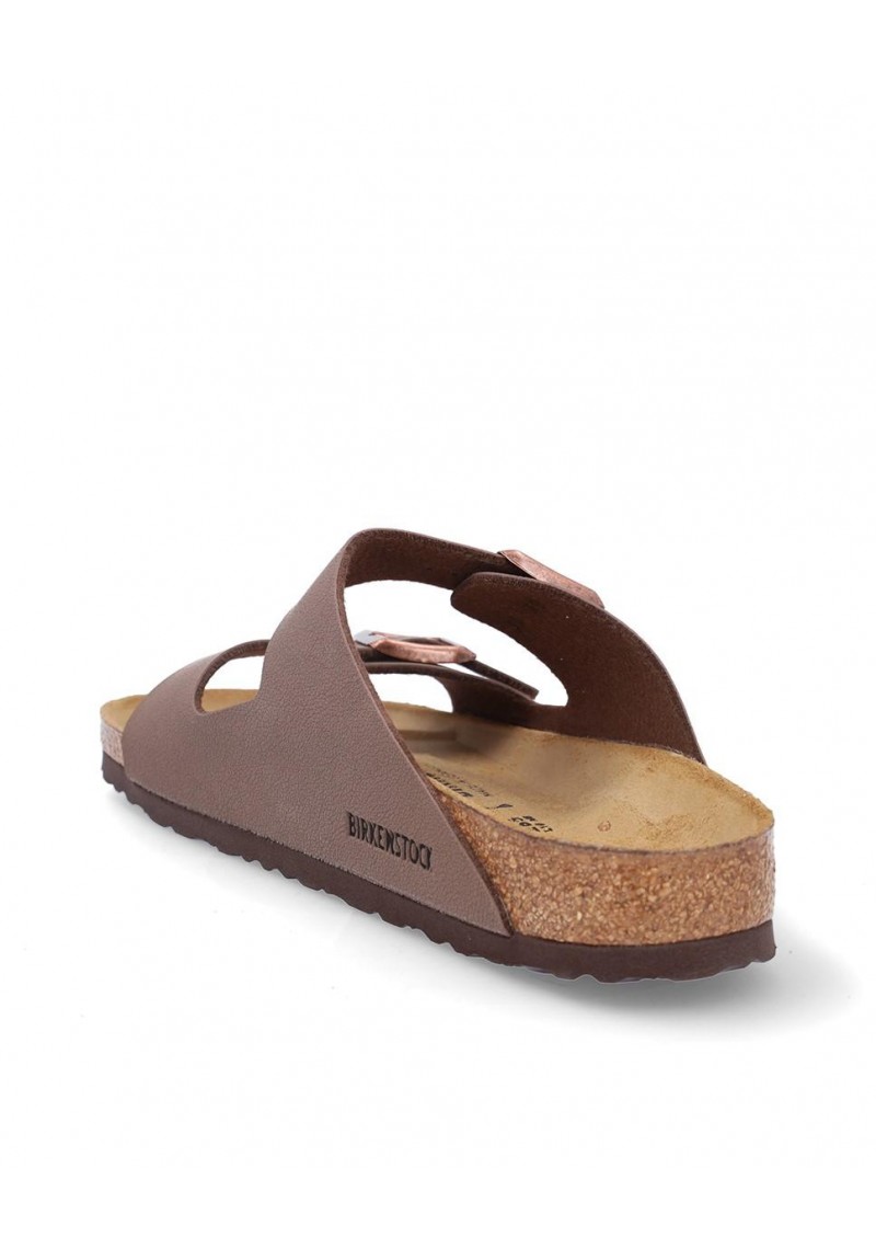 SANDALIA PLANA BIRKENSTOCK CAB ARIZONA BF DARK BROWN