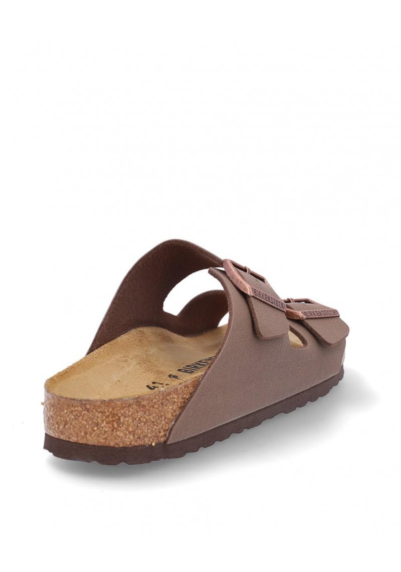 SANDALIA PLANA BIRKENSTOCK ARIZONA BF DARK BROWN