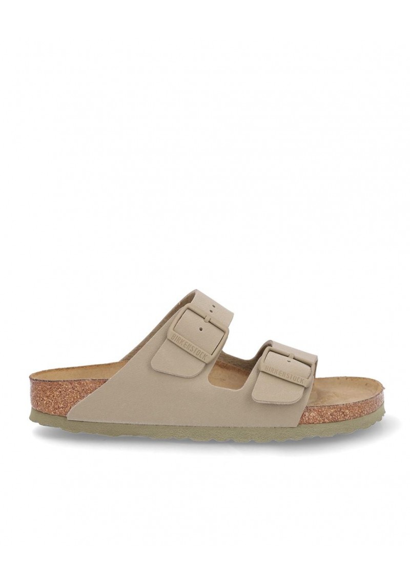 SANDALIA PLANA BIRKENSTOCK ARIZONA BF FADED KHAKI