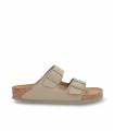 SANDALIA PLANA BIRKENSTOCK ARIZONA BF FADED KHAKI