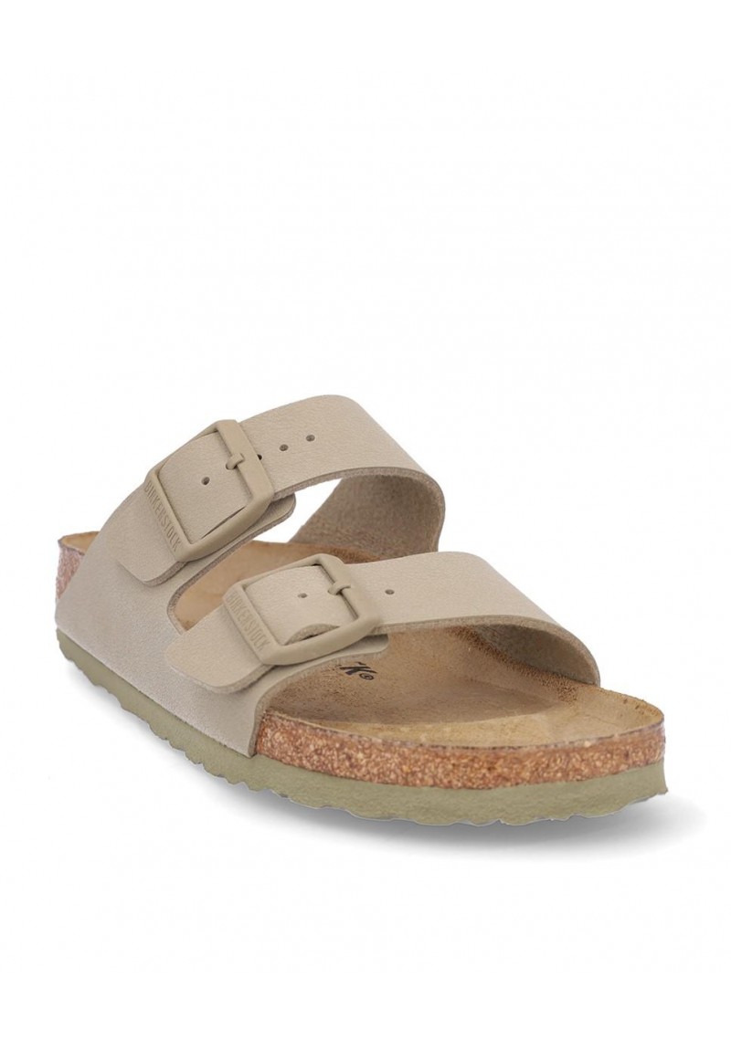 SANDALIA PLANA BIRKENSTOCK ARIZONA BF FADED KHAKI