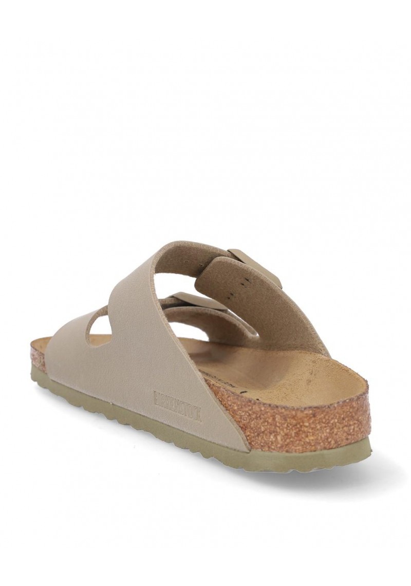 SANDALIA PLANA BIRKENSTOCK ARIZONA BF FADED KHAKI
