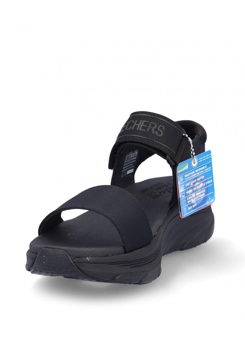 SANDALIA PLANA SKECHERS 119226 BLACK