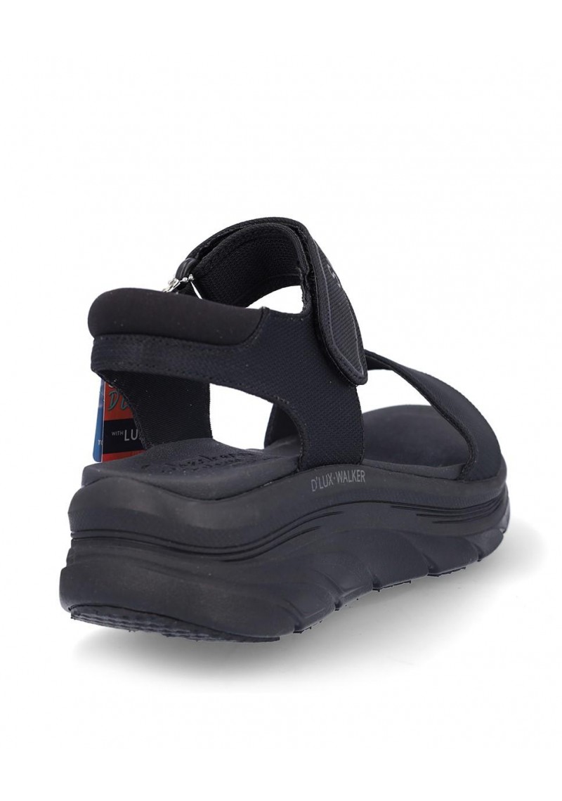 SANDALIA PLANA SKECHERS 119226 BLACK