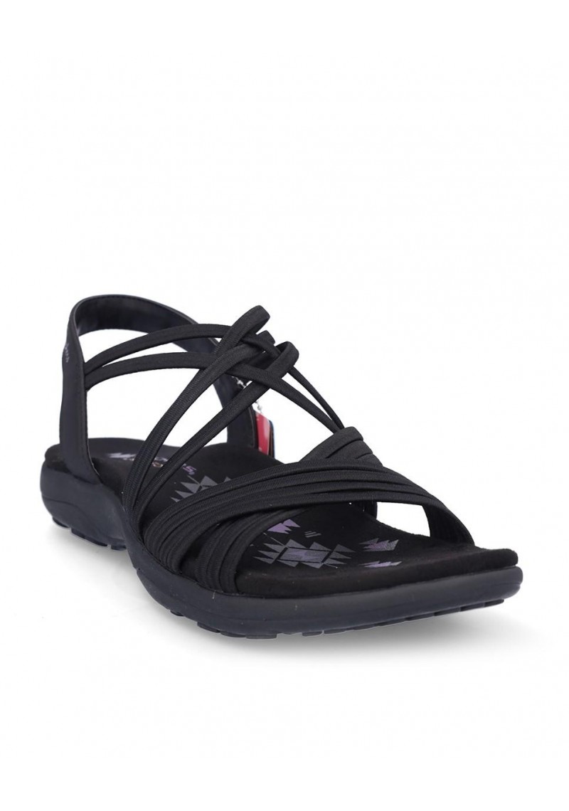SANDALIA PLANA SKECHERS 163185 BLACK