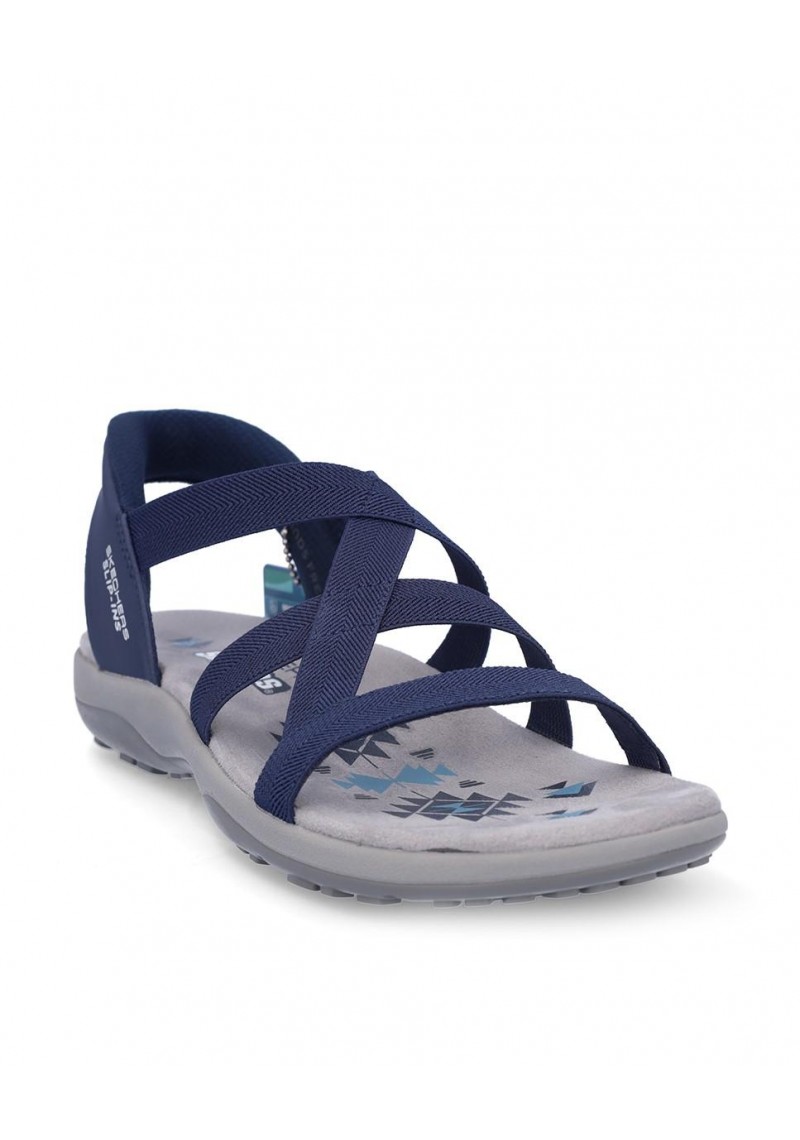 SANDALIA PLANA SKECHERS 163460 NAVY