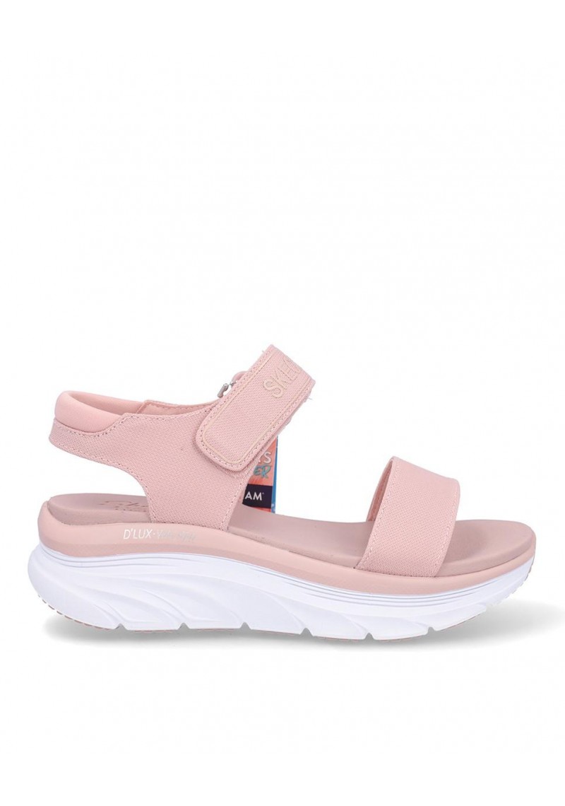 SANDALIA PLANA SKECHERS 119226 BLUSH