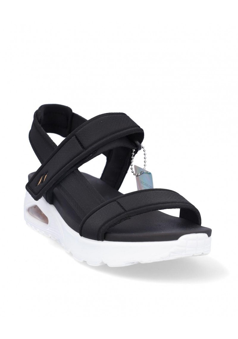 SANDALIA PLANA SKECHERS 119813 BLACK