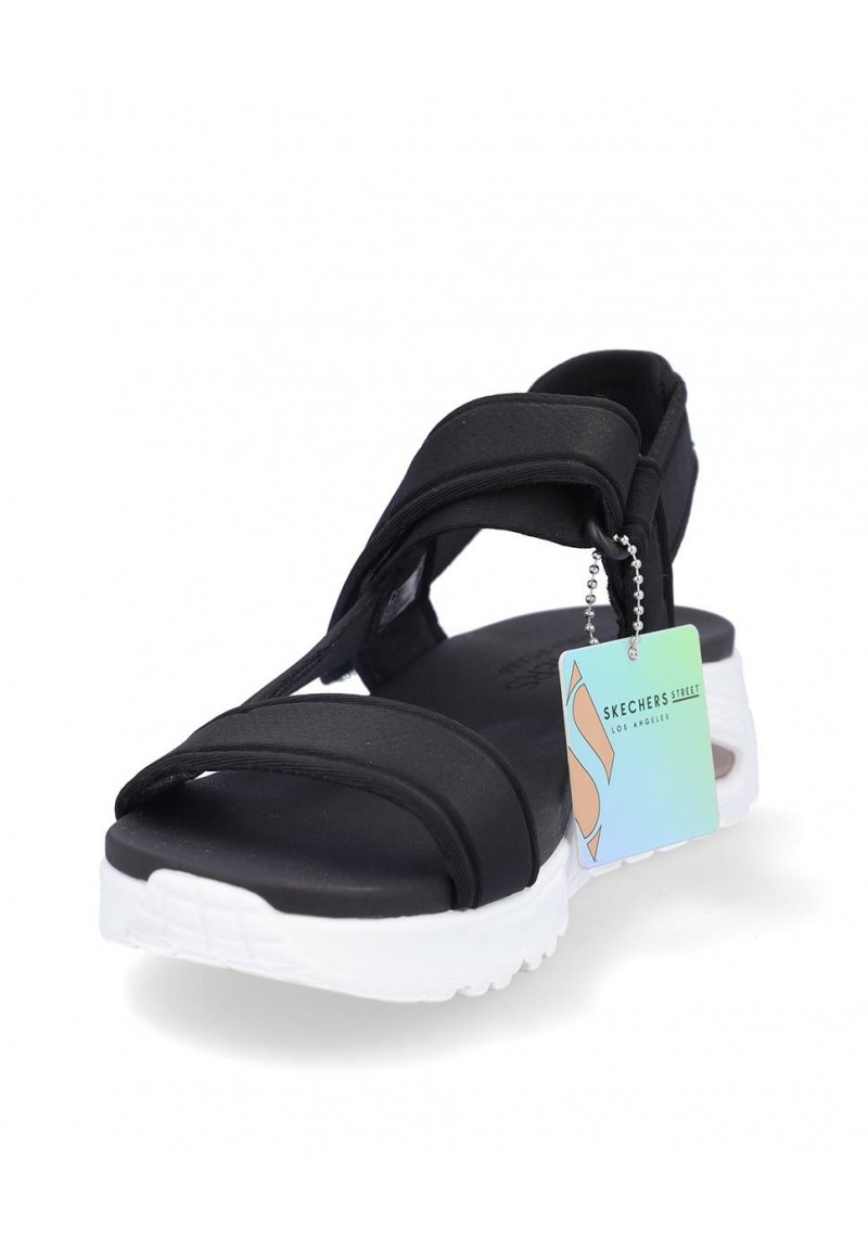 SANDALIA PLANA SKECHERS 119813 BLACK