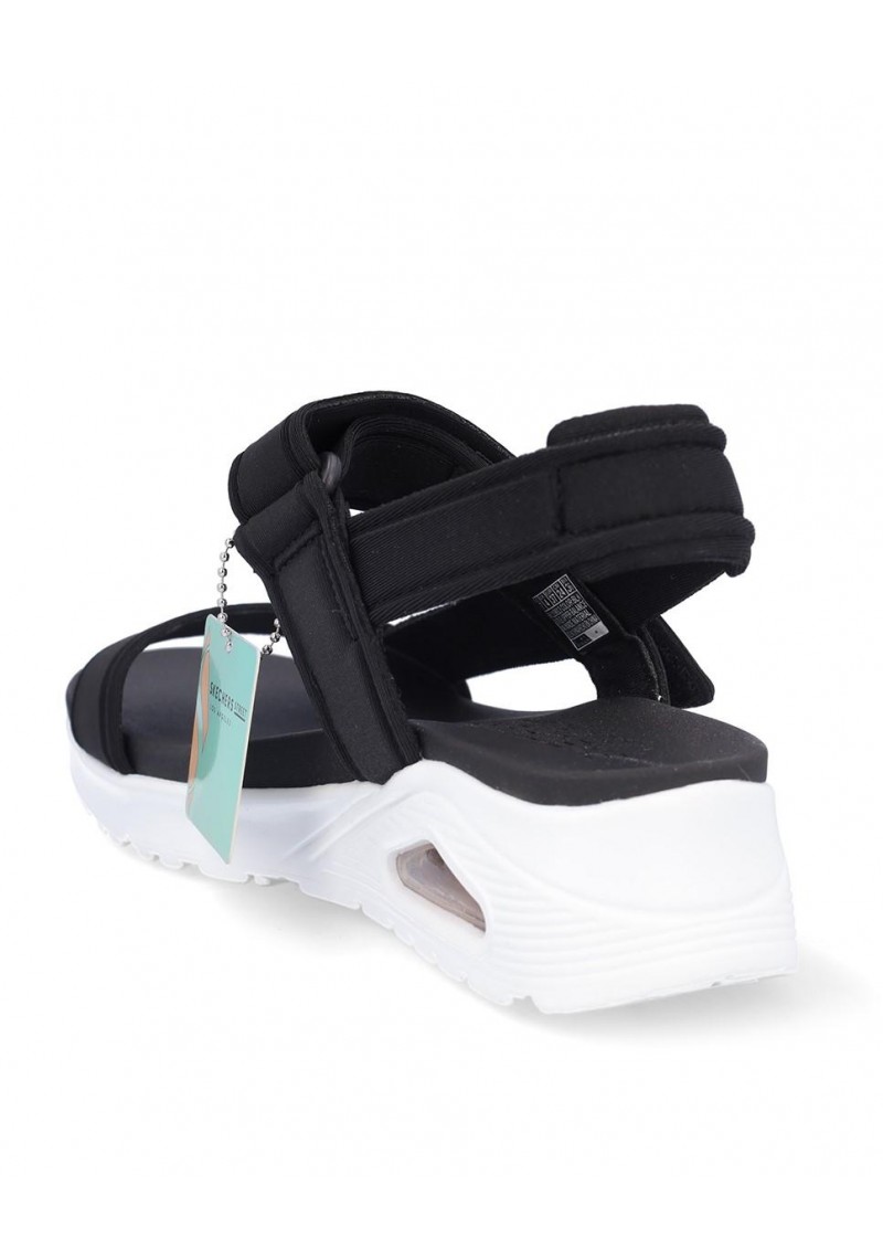 SANDALIA PLANA SKECHERS 119813 BLACK