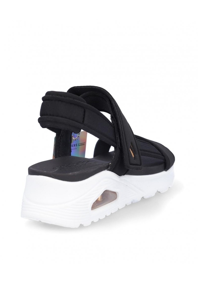 SANDALIA PLANA SKECHERS 119813 BLACK