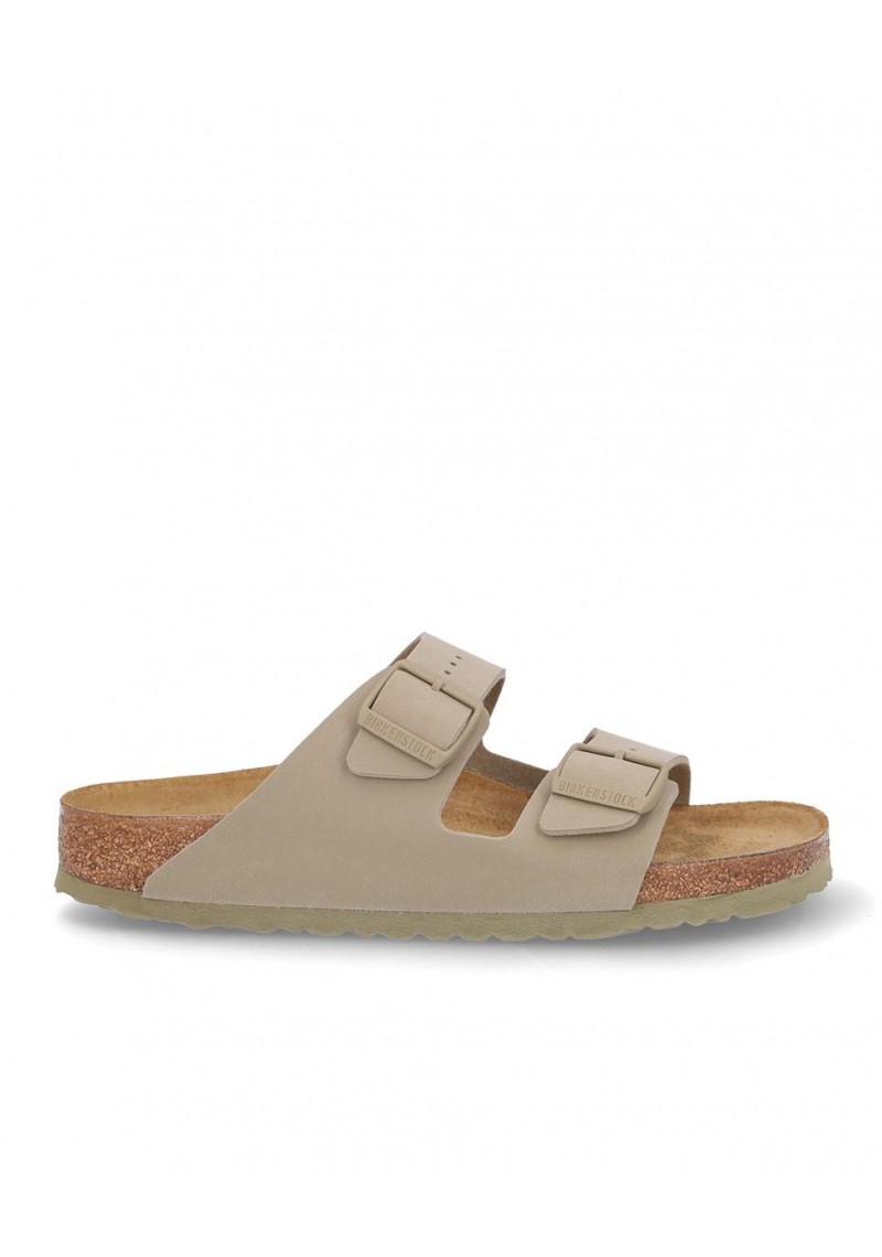 SANDALIA PLANA BIRKENSTOCK ARIZONA BF FADED KHAKI