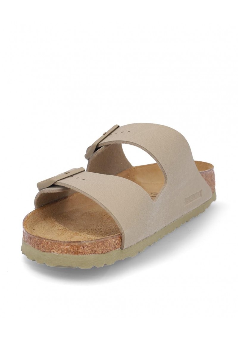 SANDALIA PLANA BIRKENSTOCK ARIZONA BF FADED KHAKI