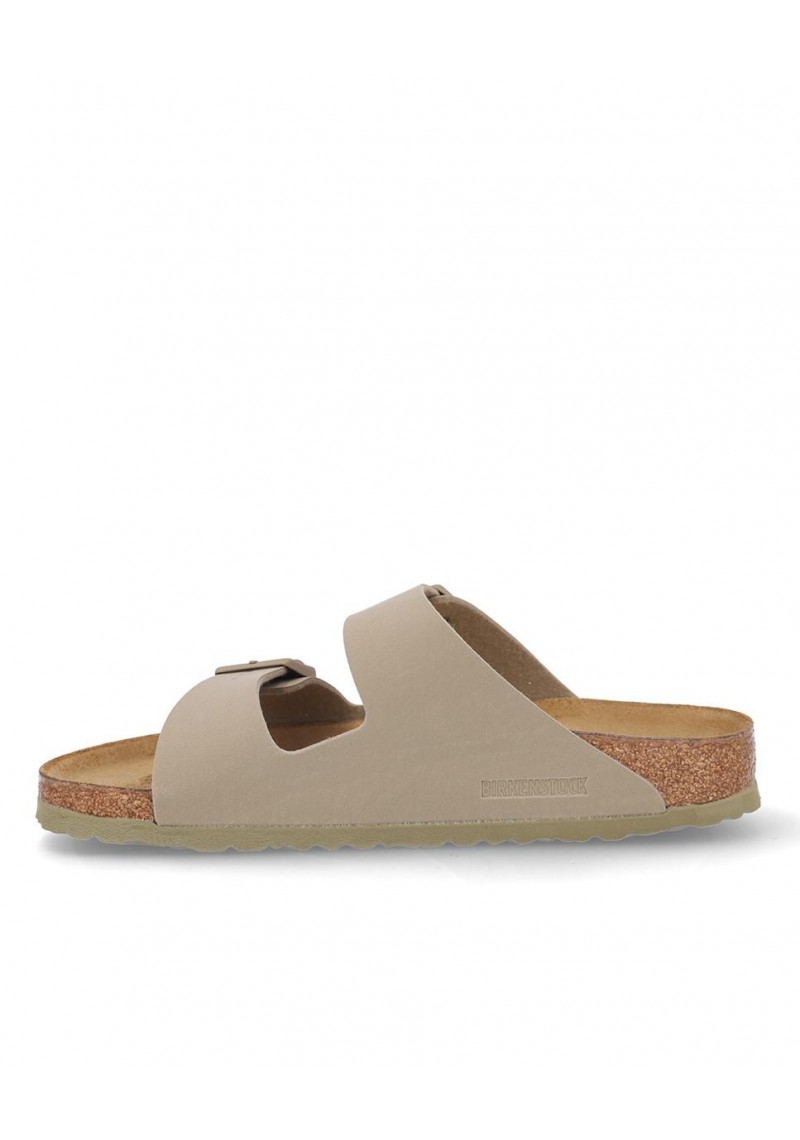 SANDALIA PLANA BIRKENSTOCK ARIZONA BF FADED KHAKI