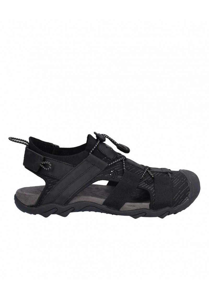 SANDALIA CABALLERO, CIERRE CORDON ELASTICO Y VELCRO TRASERO