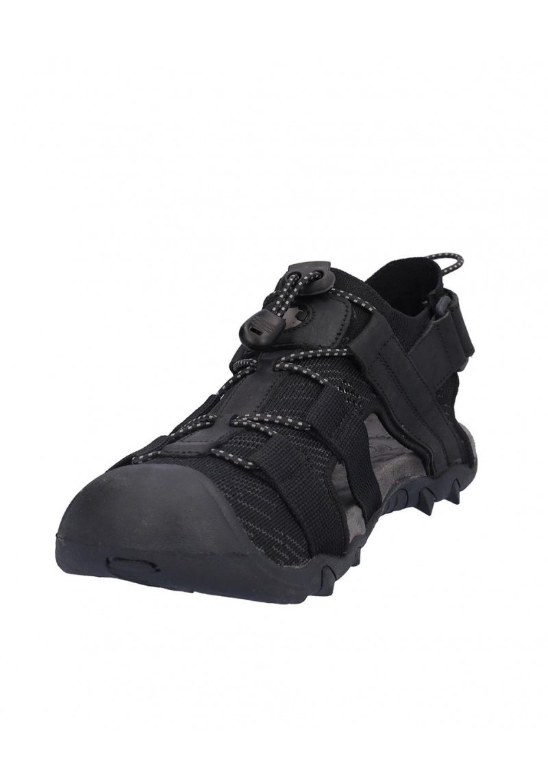 SANDALIA CABALLERO, CIERRE CORDON ELASTICO Y VELCRO TRASERO