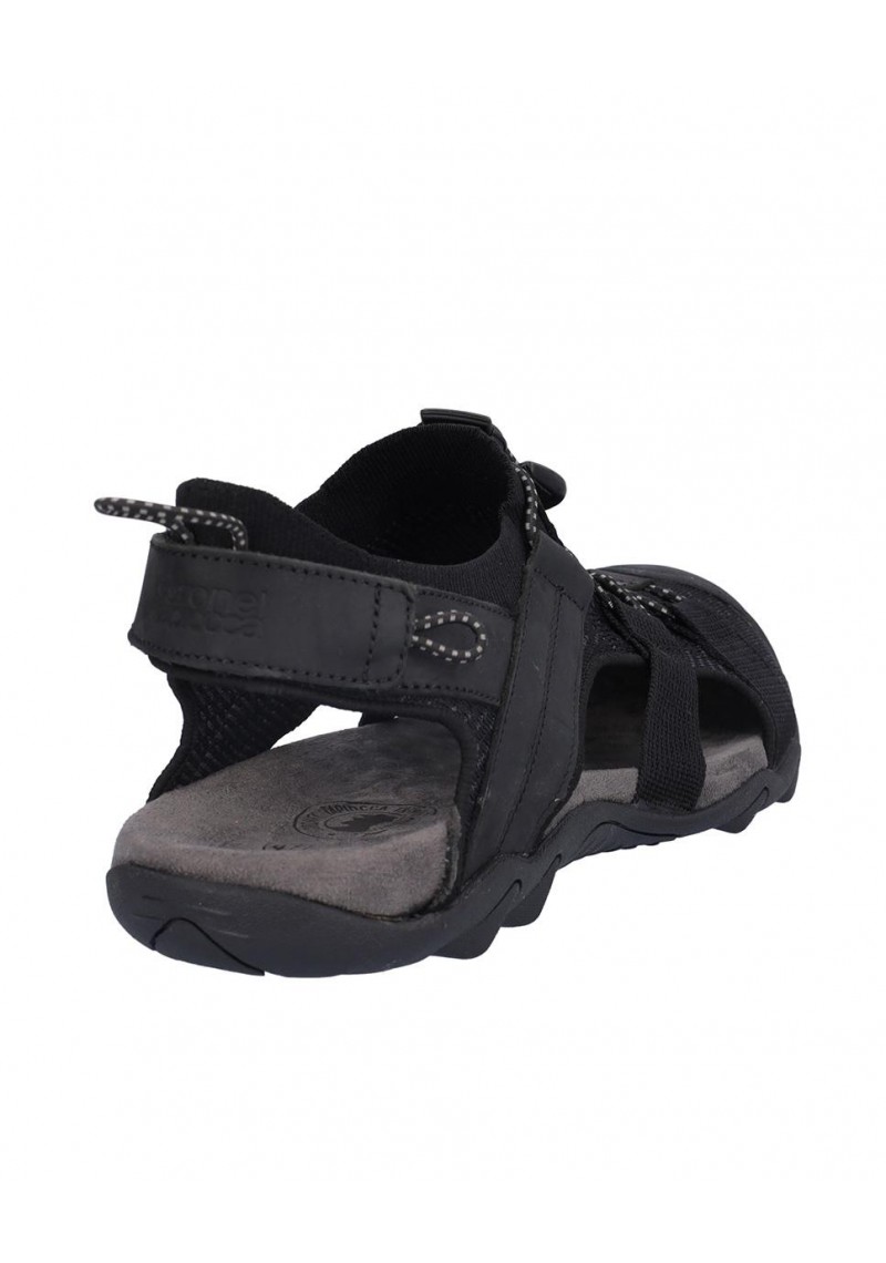 SANDALIA CABALLERO, CIERRE CORDON ELASTICO Y VELCRO TRASERO