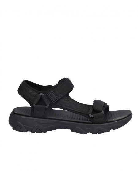 SANDALIA SEÑORA TEXTIL, CIERRE VELCROS, SUELA LIGERA DE PHYLON