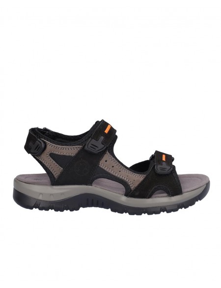 SANDALIA SEÑORA PIEL DE VELCROS, PLANTA BIO TRANSPIRABLE