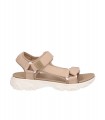 SANDALIA SEÑORA TEXTIL, CIERRE VELCROS, SUELA LIGERA DE PHYLON