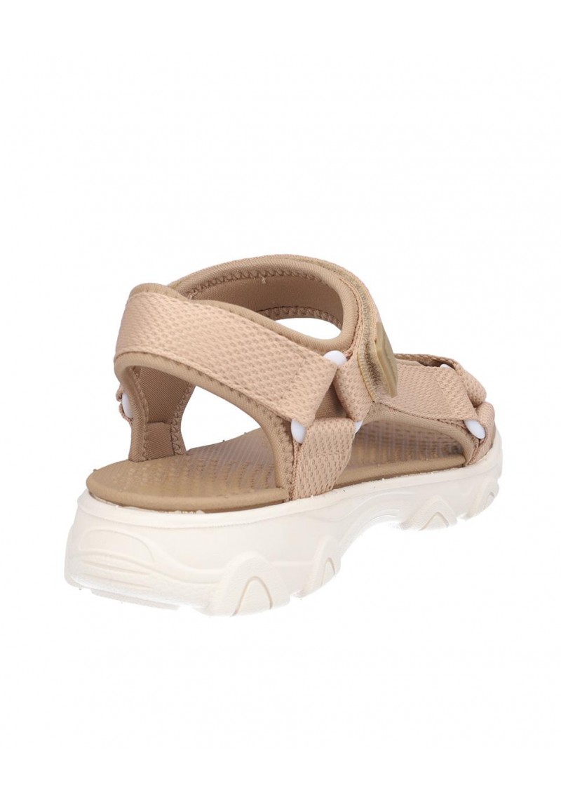 SANDALIA SEÑORA TEXTIL, CIERRE VELCROS, SUELA LIGERA DE PHYLON