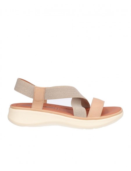SANDALIA SEÑORA, PLANTA DE PIEL Y SUELA LIGERA DE EVA