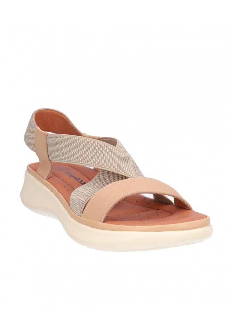 SANDALIA SEÑORA, PLANTA DE PIEL Y SUELA LIGERA DE EVA