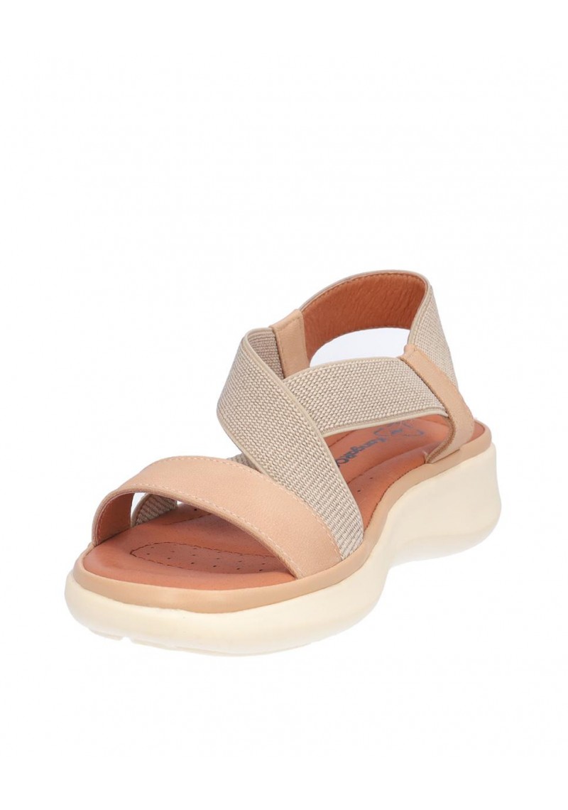SANDALIA SEÑORA, PLANTA DE PIEL Y SUELA LIGERA DE EVA