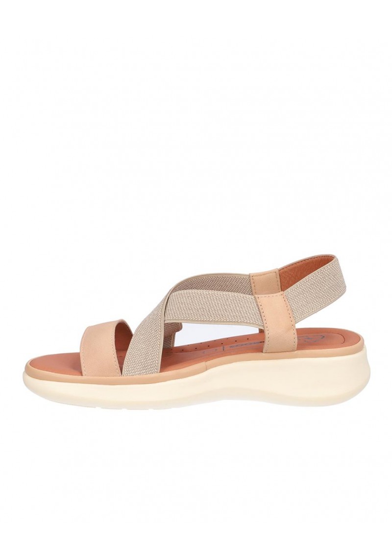 SANDALIA SEÑORA, PLANTA DE PIEL Y SUELA LIGERA DE EVA