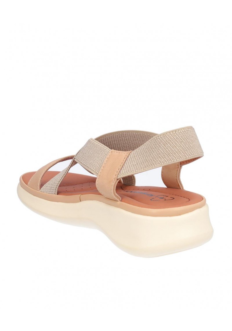 SANDALIA SEÑORA, PLANTA DE PIEL Y SUELA LIGERA DE EVA