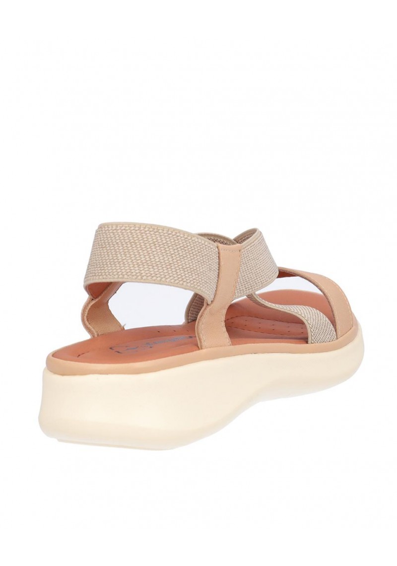 SANDALIA SEÑORA, PLANTA DE PIEL Y SUELA LIGERA DE EVA