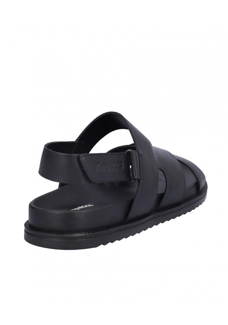 SANDALIA HOMBRE PIEL, CIERRE VELCRO, PLANTA EVA