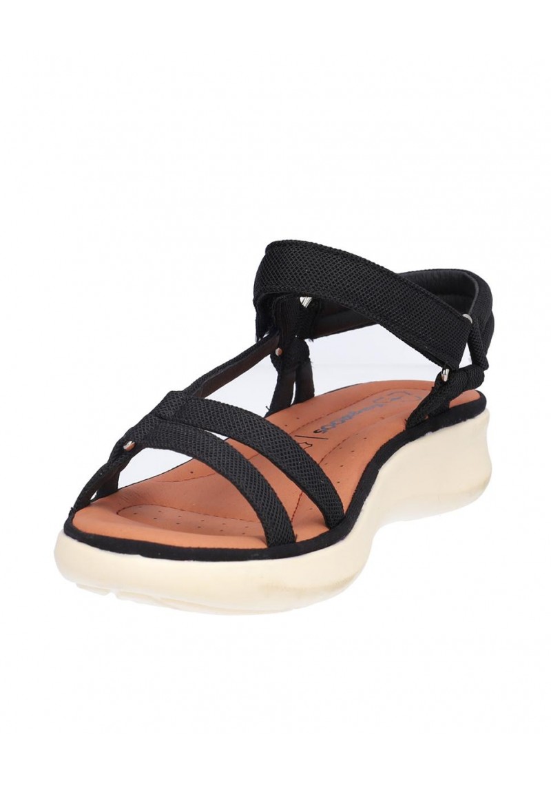 SANDALIA SEÑORA , CIERRE DE VELCRO, PLANTA DE PIEL ACOLCHADA