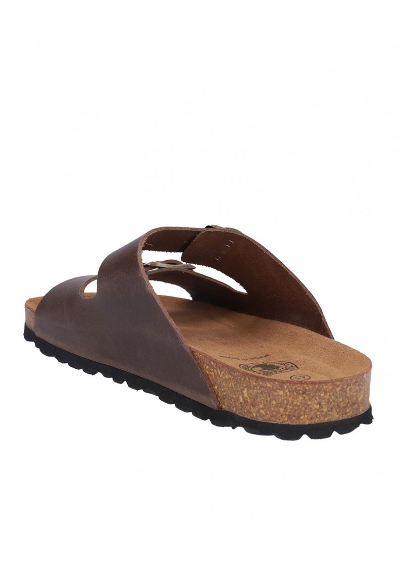 SANDALIA CABALLERO DOS HEBILLAS, PLANTA BIO ACOLCHADA