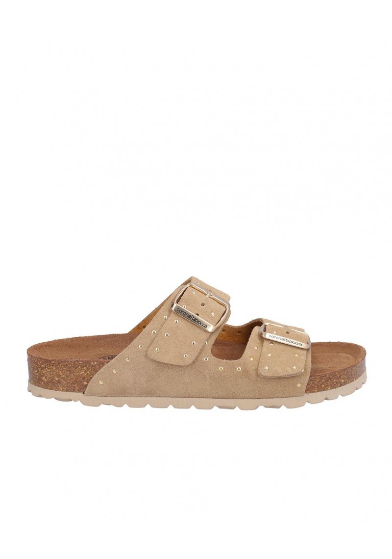 SANDALIA SEÑORA DOS HEBILLAS, PLANTA BIO ACOLCHADA