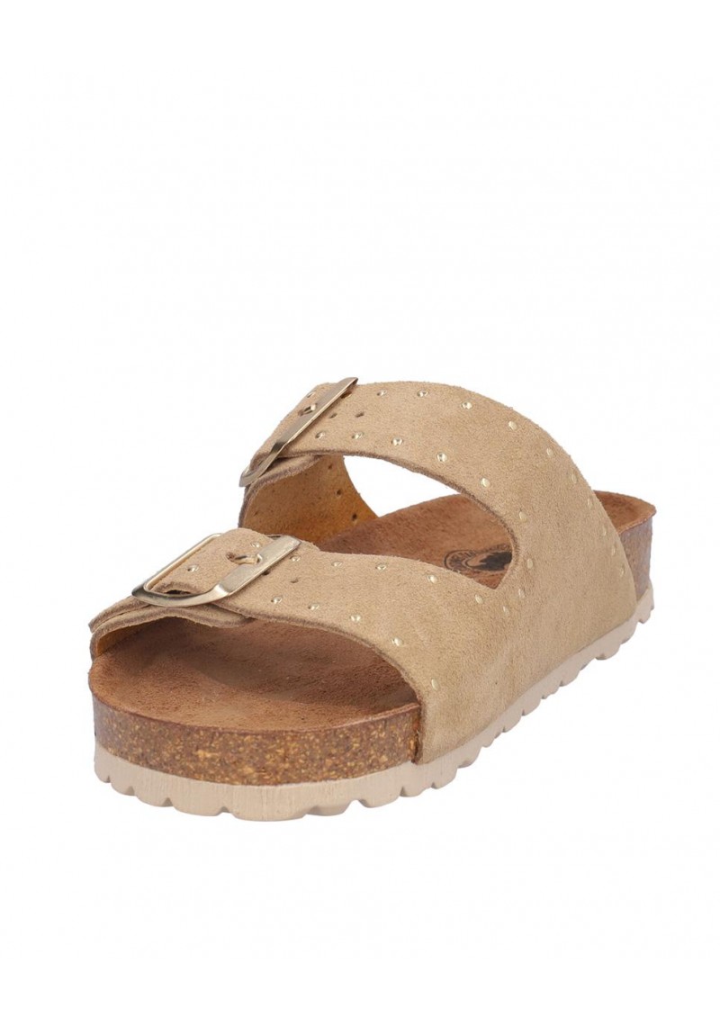 SANDALIA SEÑORA DOS HEBILLAS, PLANTA BIO ACOLCHADA