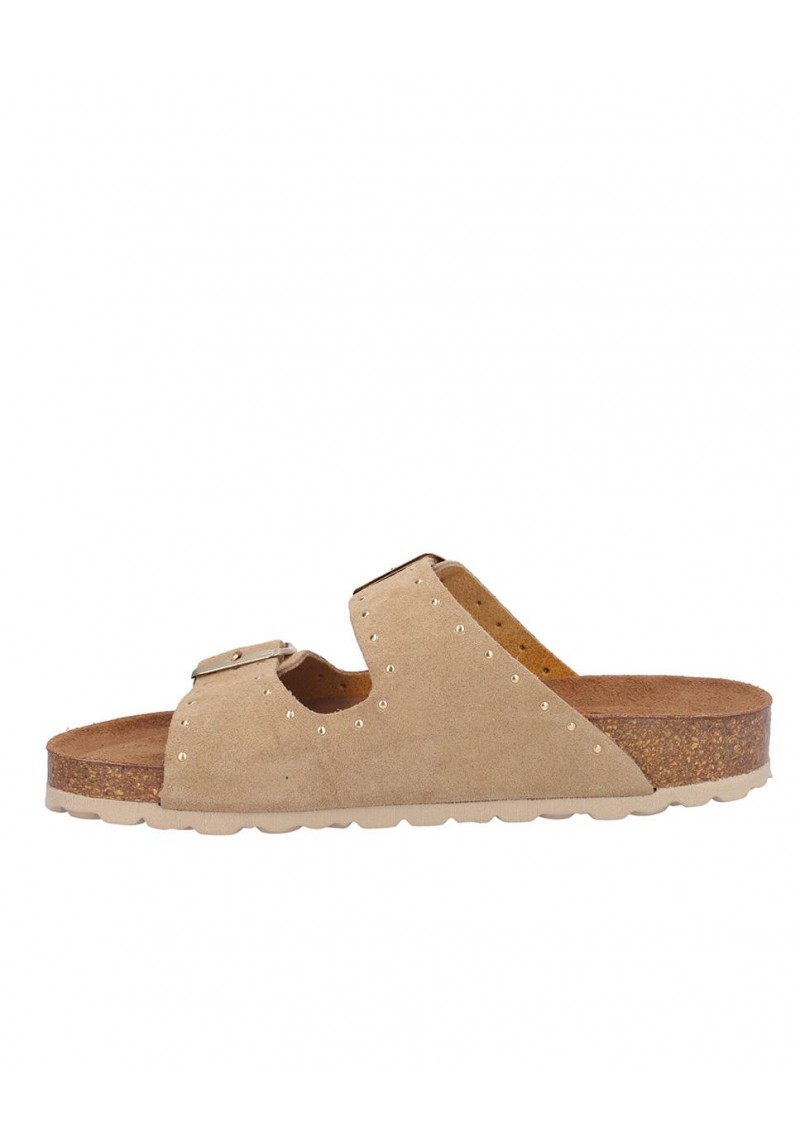 SANDALIA SEÑORA DOS HEBILLAS, PLANTA BIO ACOLCHADA