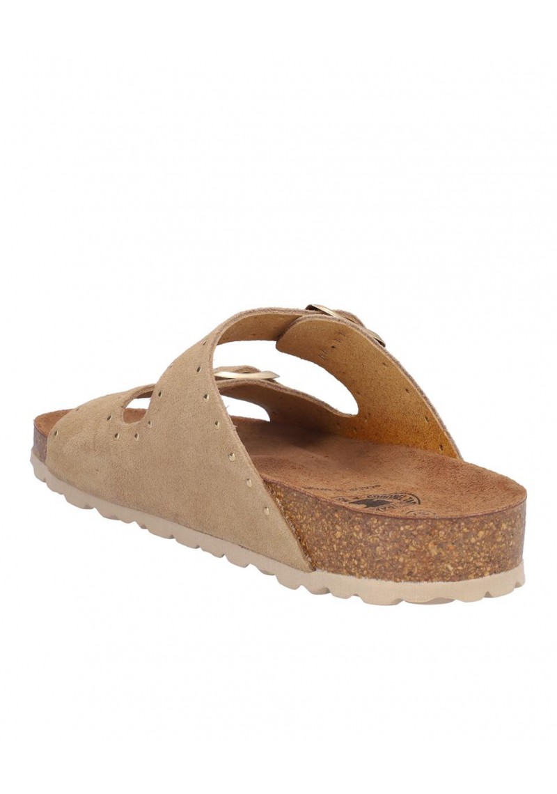 SANDALIA SEÑORA DOS HEBILLAS, PLANTA BIO ACOLCHADA