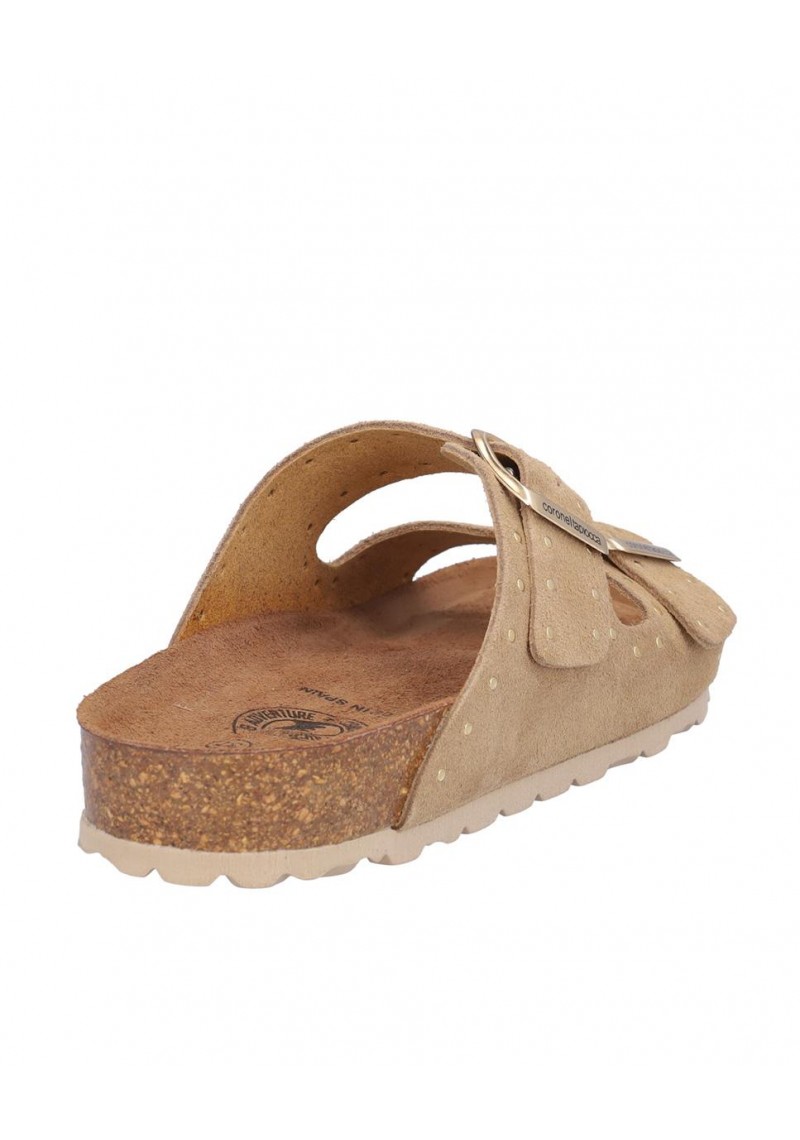 SANDALIA SEÑORA DOS HEBILLAS, PLANTA BIO ACOLCHADA